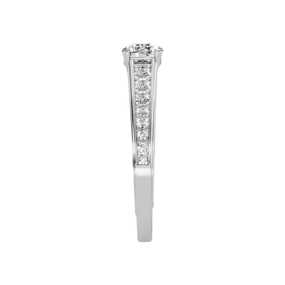 Rica Solitaire Ring In 925 Sterling Silver - Seven