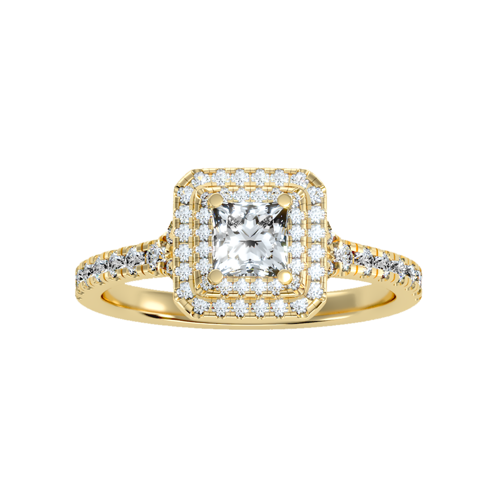 Rich Solitaire Ring In 925 Sterling Silver - Two