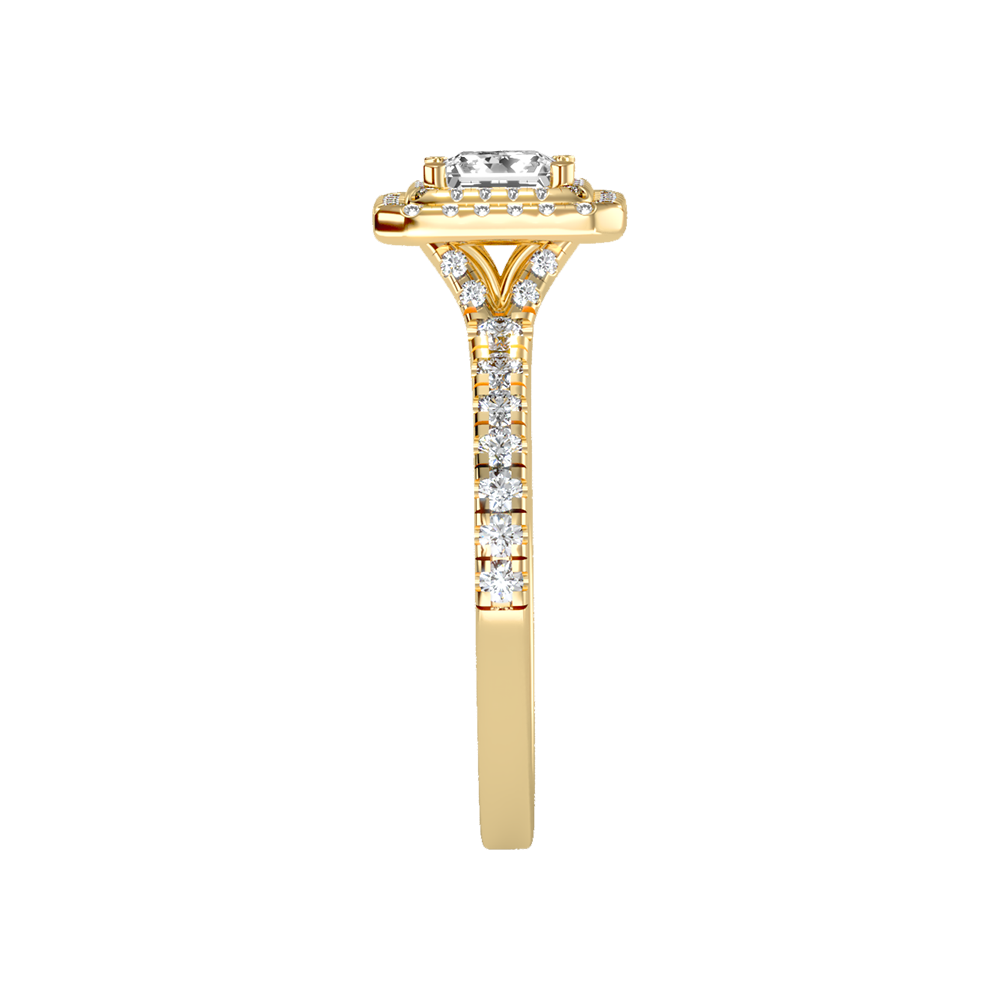 Rich Solitaire Ring In 925 Sterling Silver - Four