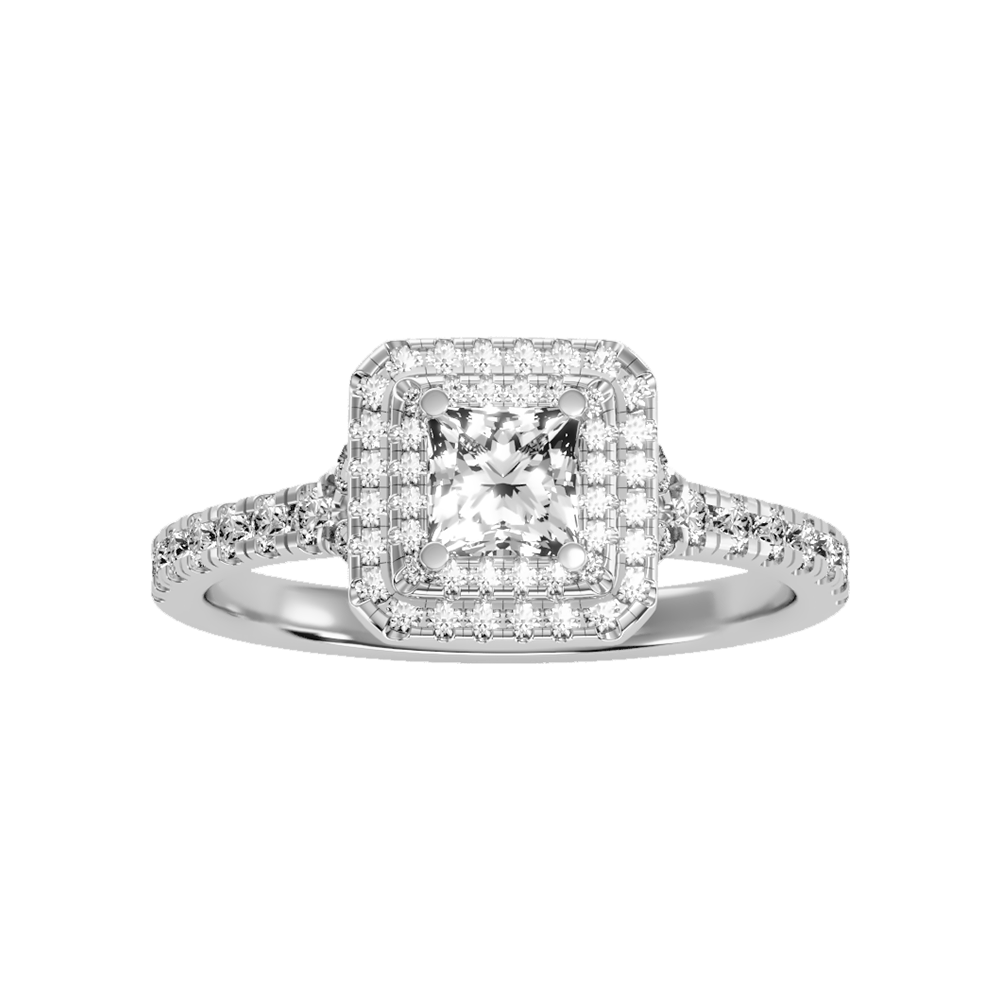 Rich Solitaire Ring In 925 Sterling Silver - Six