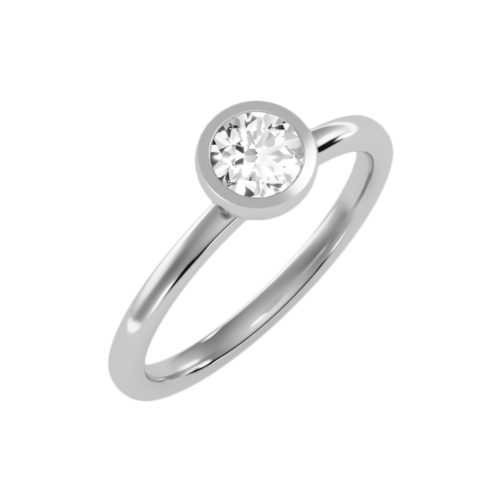 Riparian Solitaire Ring - One