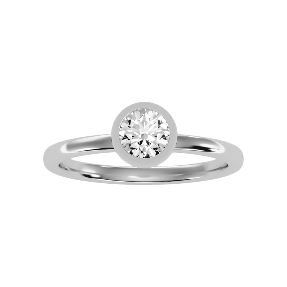 Riparian Solitaire Ring - Three