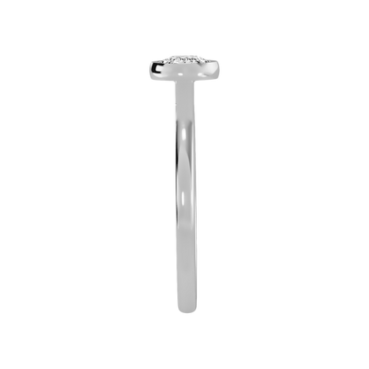 Riparian Solitaire Ring In 925 Sterling Silver - Four