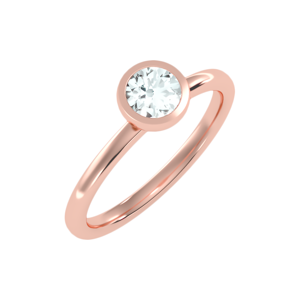 Riparian Solitaire Ring - Five