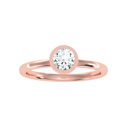 Riparian Solitaire Ring In 925 Sterling Silver - Seven