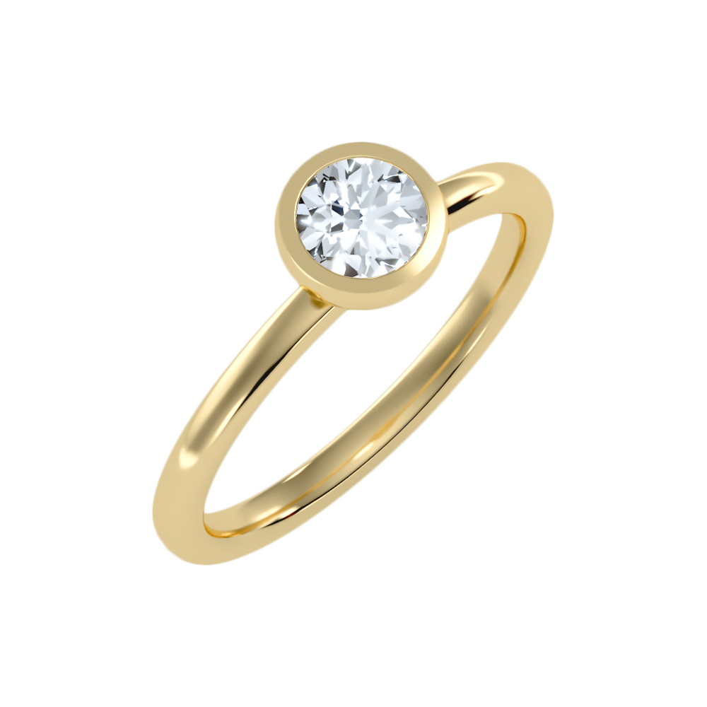 Riparian Solitaire Ring - Nine
