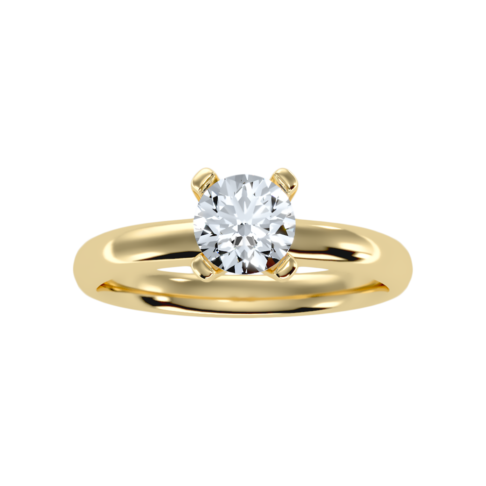 Ripple Solitaire Ring - Ten