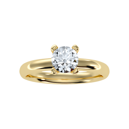 Ripple Solitaire Ring - Ten