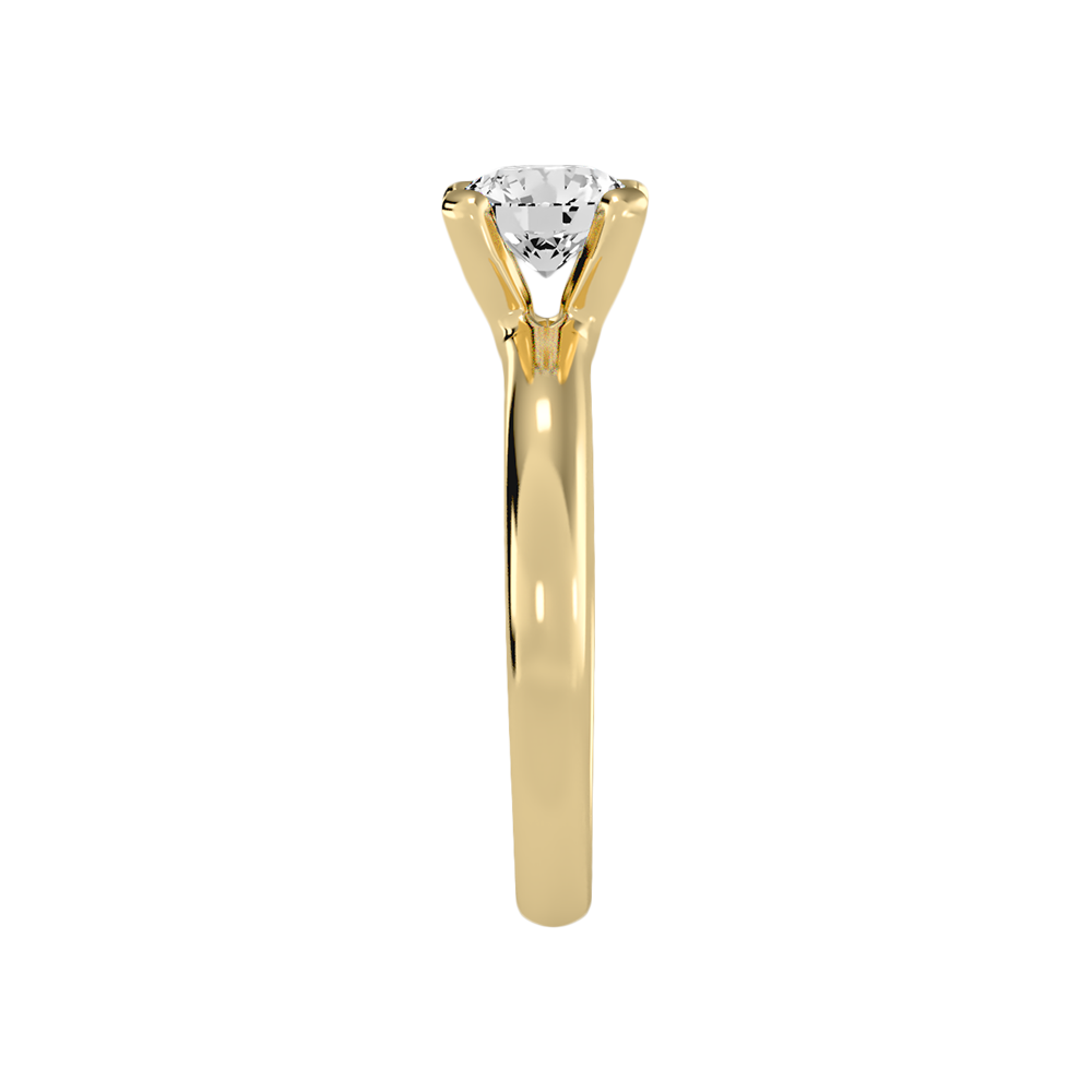 Ripple Solitaire Ring - Eleven