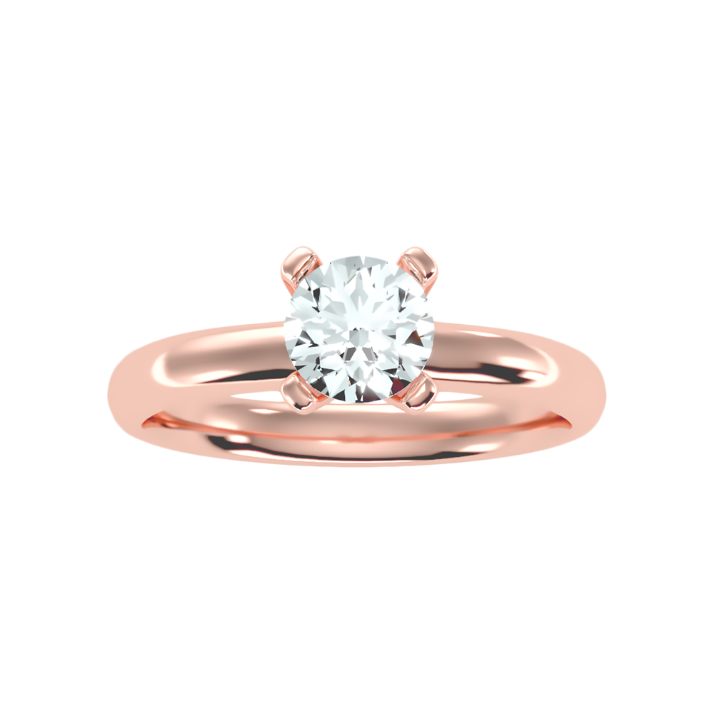Ripple Solitaire Ring - Three