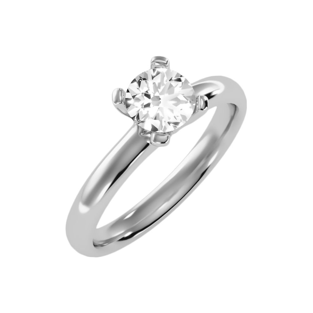 Ripple Solitaire Ring - Five