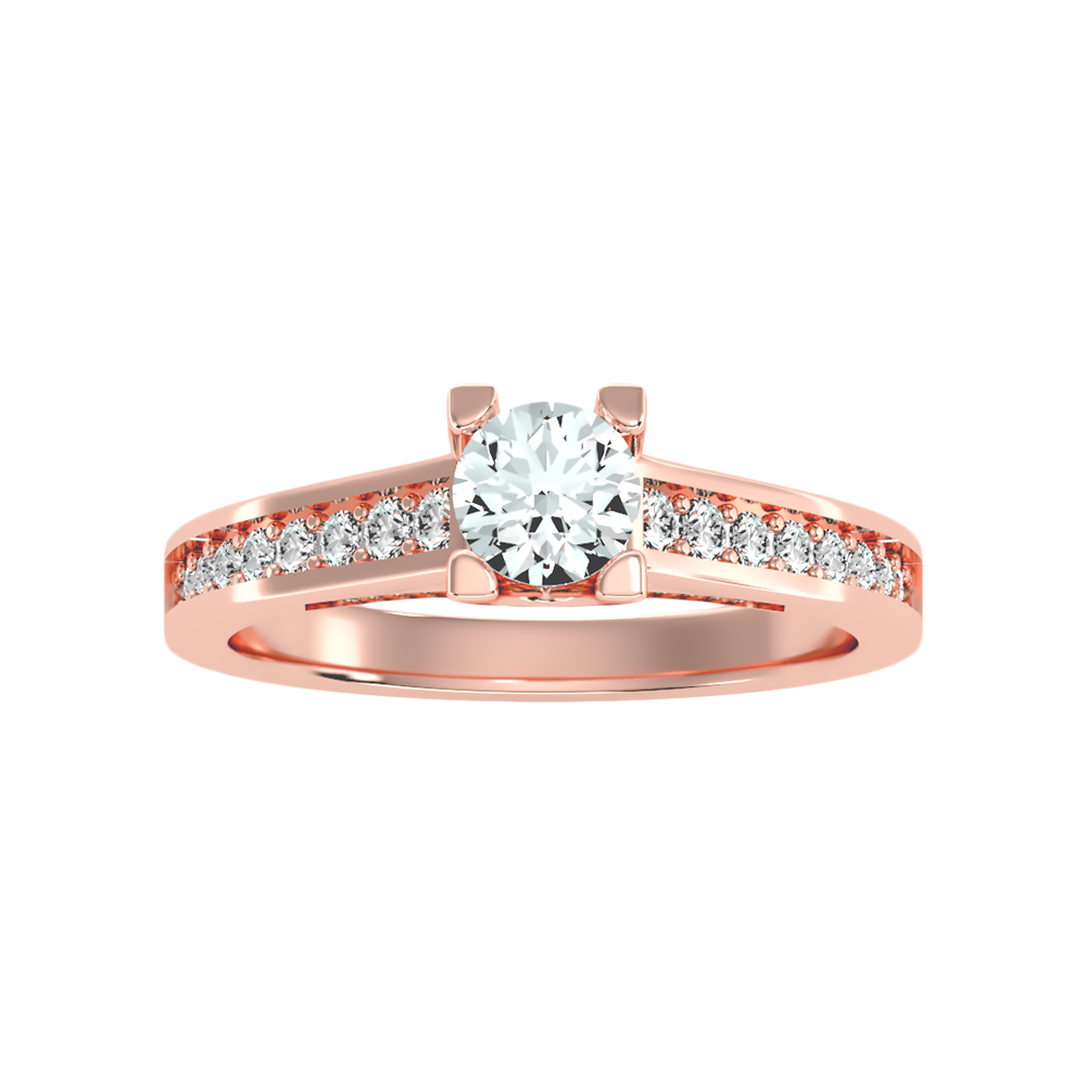Rizal Solitaire Ring In 925 Sterling Silver - Seven