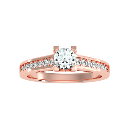 Rizal Solitaire Ring In 925 Sterling Silver - Seven