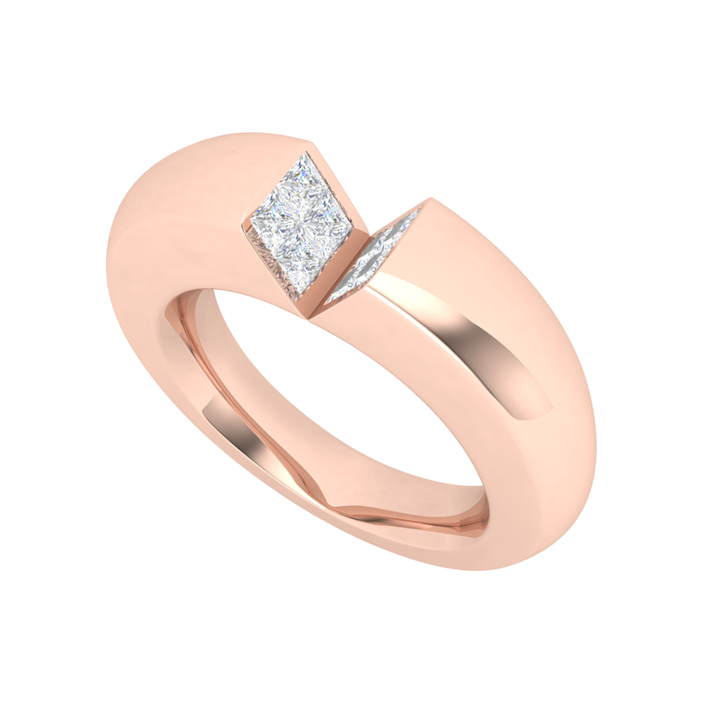 Robinette Deconstructed Ring In 925 Sterling Silver - One