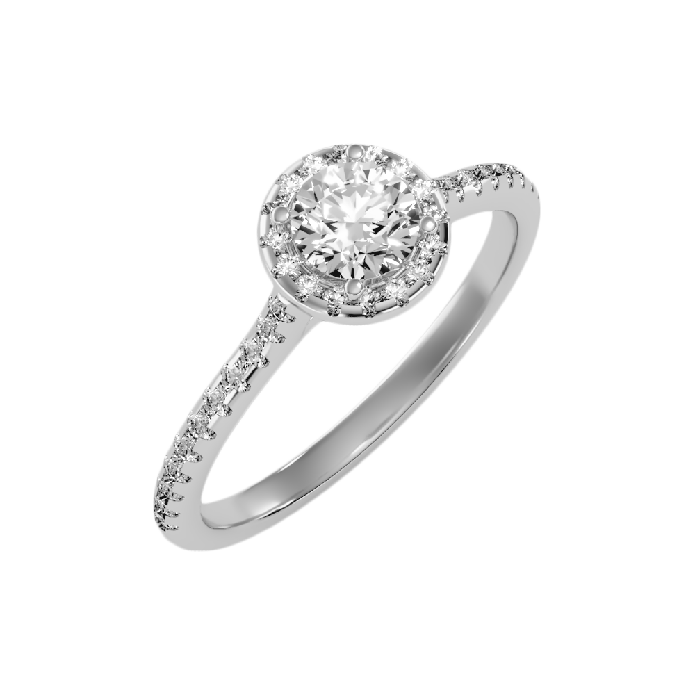Rollicking Halo Ring - One