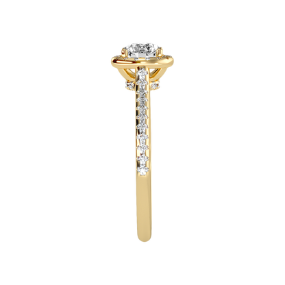 Rollicking Halo Ring - Eleven