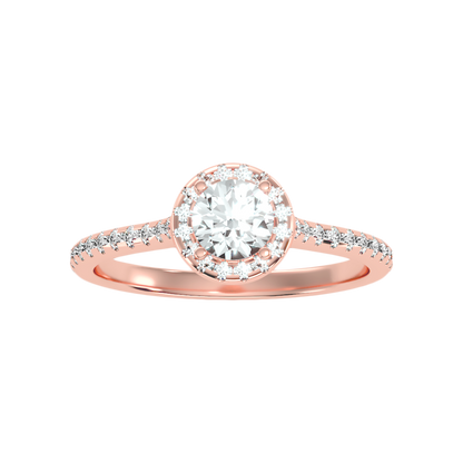 Rollicking Halo Ring - Seven