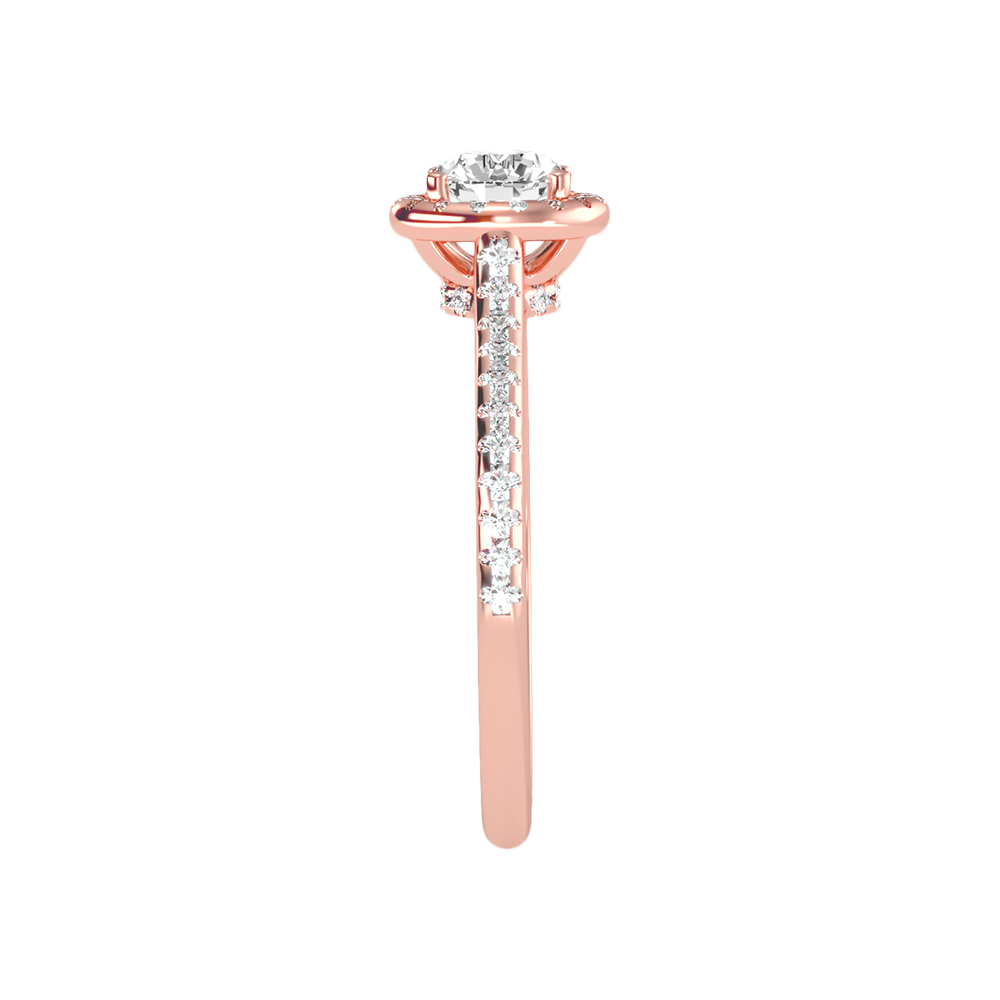 Rollicking Halo Ring - Eight