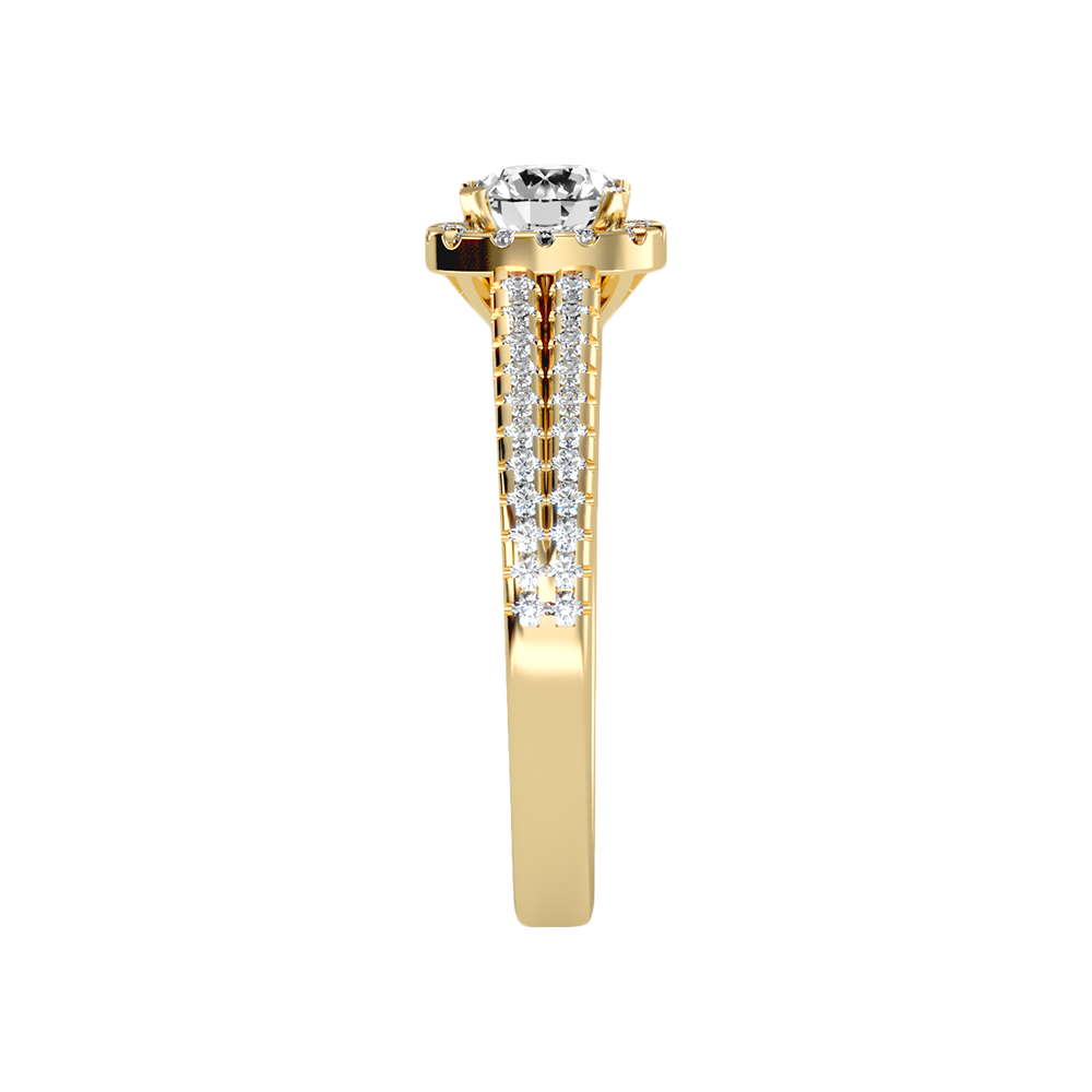Rose Halo Ring - Eleven