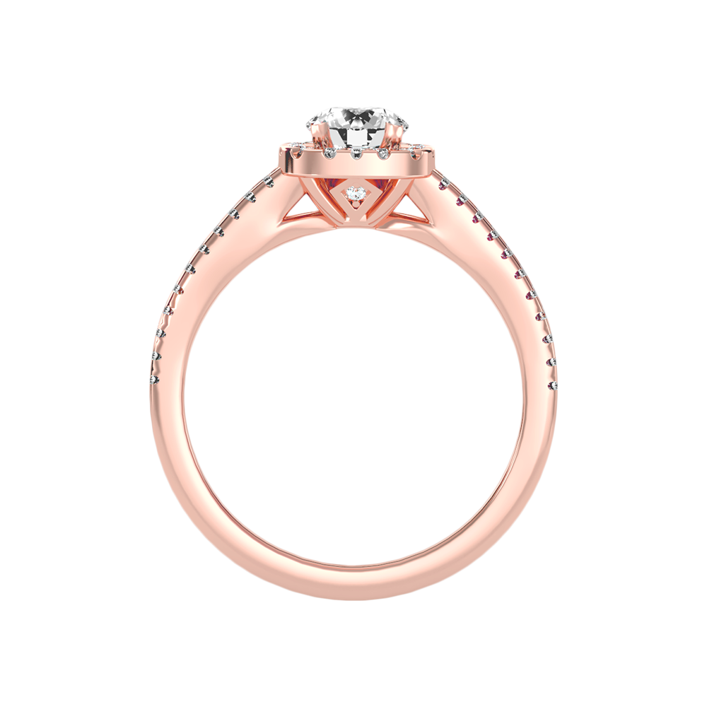 Rose Halo Ring - Two