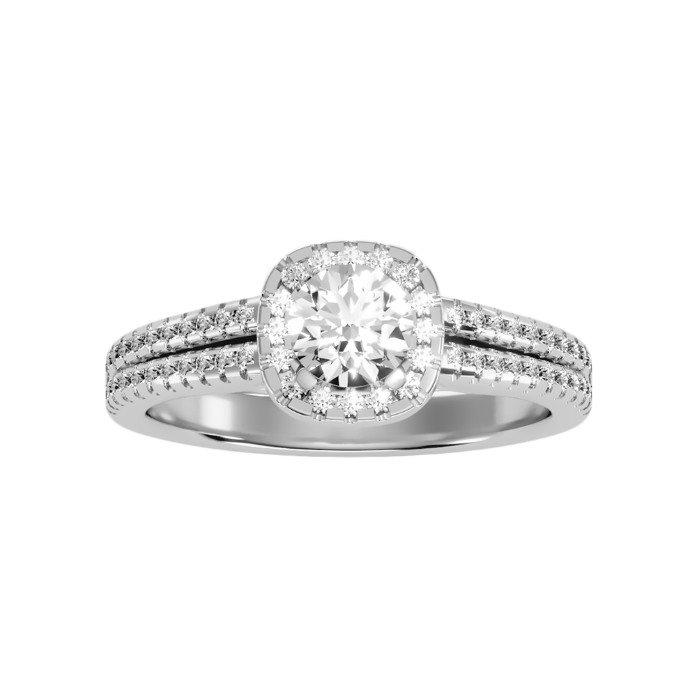 Rose Halo Ring - Six