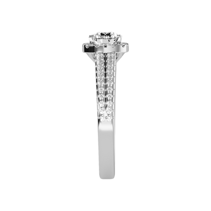 Rose Halo Ring - Seven