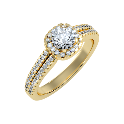 Rose Halo Ring - Nine