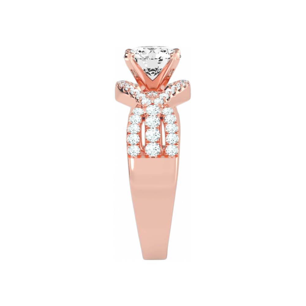 Royale Solitaire Ring In 925 Sterling Silver - Eleven