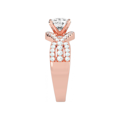 Royale Solitaire Ring In 925 Sterling Silver - Eleven