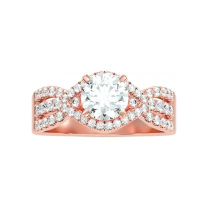 Royale Solitaire Ring In 925 Sterling Silver - Twelve