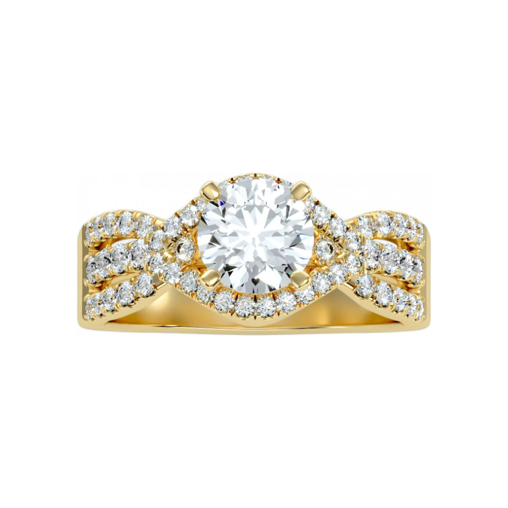 Royale Solitaire Ring In 925 Sterling Silver - Eight
