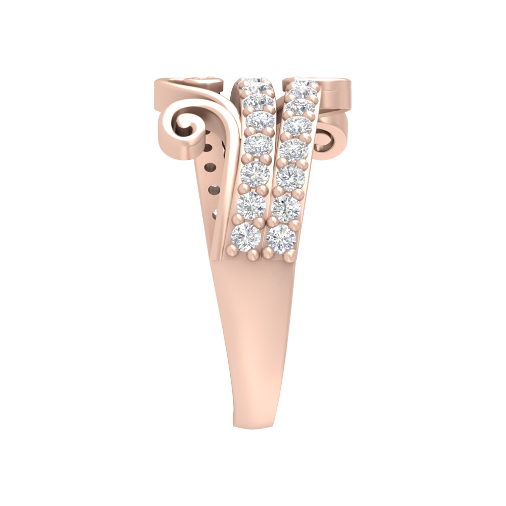 Royal Broadband In 925 Sterling Silver - Three