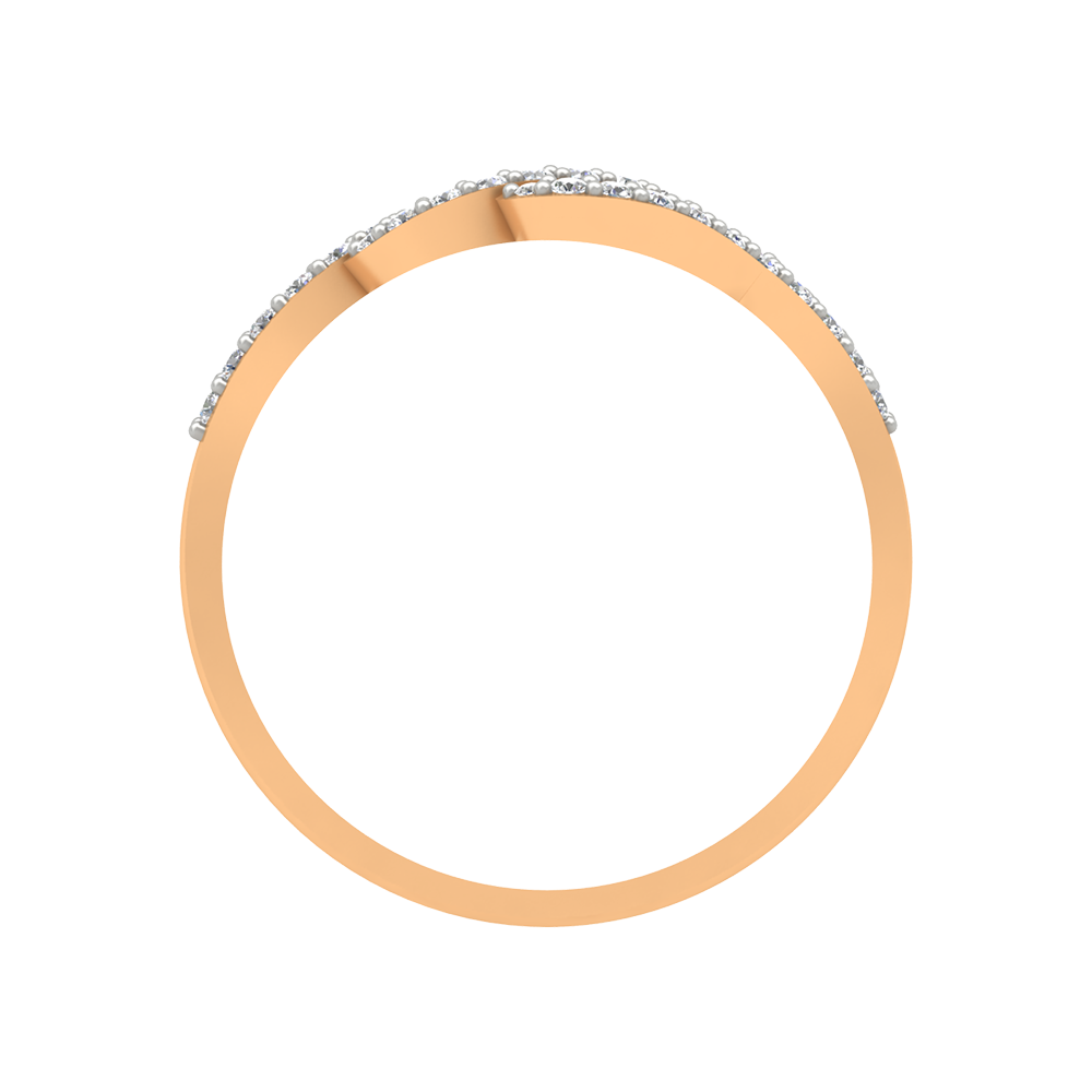 Royal Diamond Band In 925 Sterling Silver - Twelve