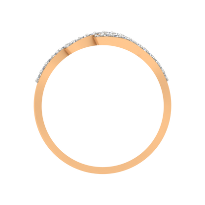 Royal Diamond Band In 925 Sterling Silver - Twelve