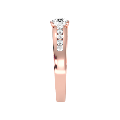 Royal Solitaire Ring In 925 Sterling Silver - Twelve