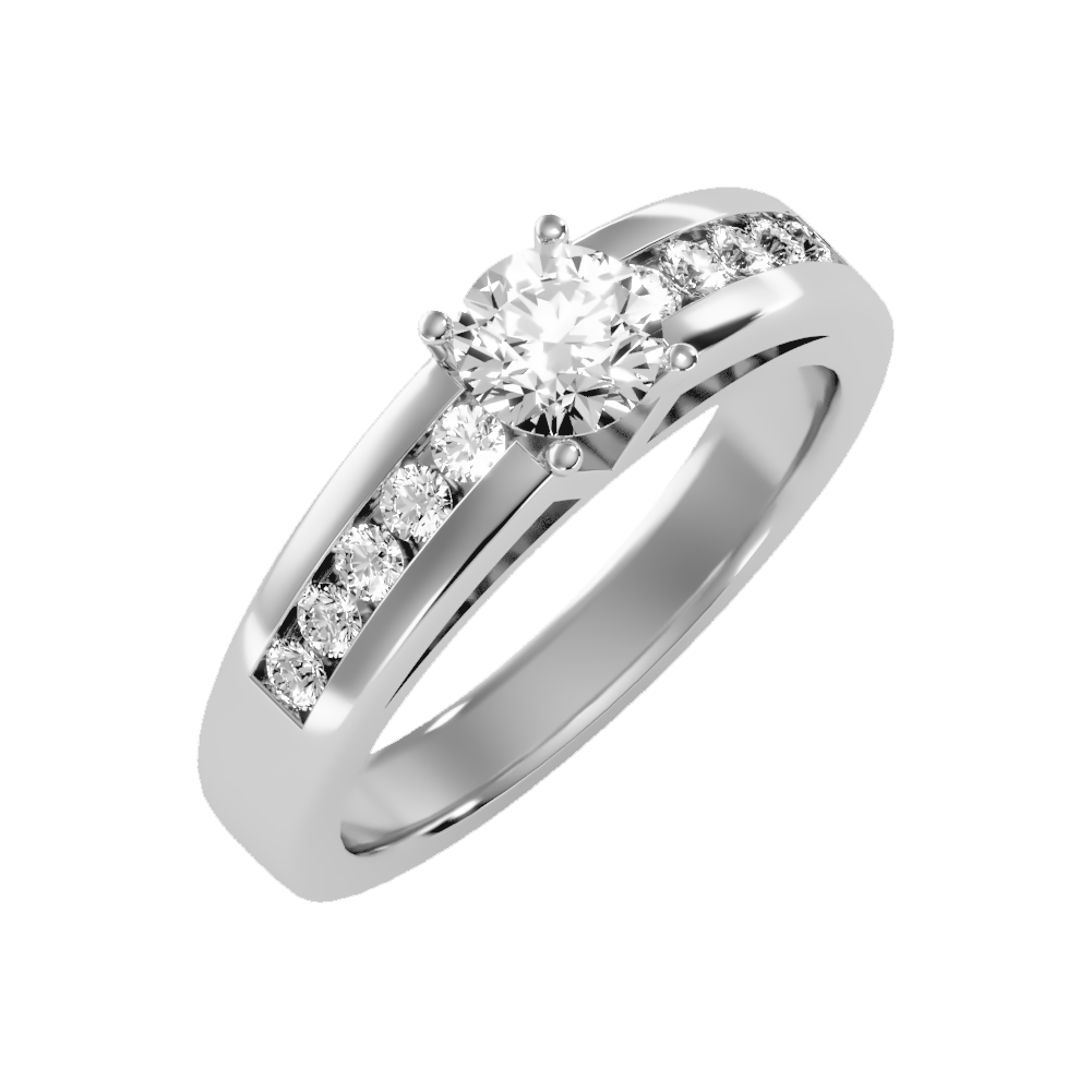 Royal Solitaire Ring - Five
