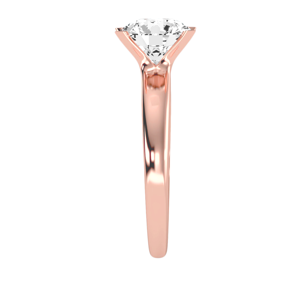 Jebij Signature 2 Carat Moissanite Ring – D Color Vvs1 Sterling Silver With Rhodium Plating - Five
