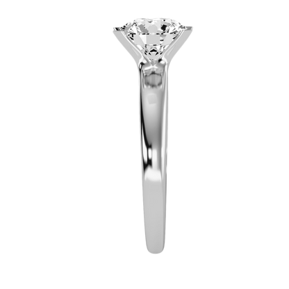 Jebij Signature 2 Carat Moissanite Ring – D Color Vvs1 Sterling Silver With Rhodium Plating - Eight