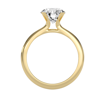 Jebij Signature 2 Carat Moissanite Ring – D Color Vvs1 Sterling Silver With Rhodium Plating - Ten