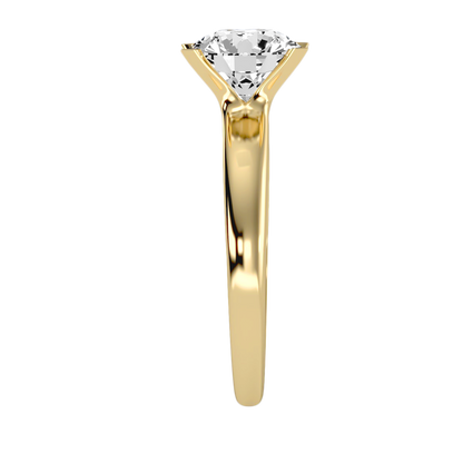 Jebij Signature 2 Carat Moissanite Ring – D Color Vvs1 Sterling Silver With Rhodium Plating - Twelve