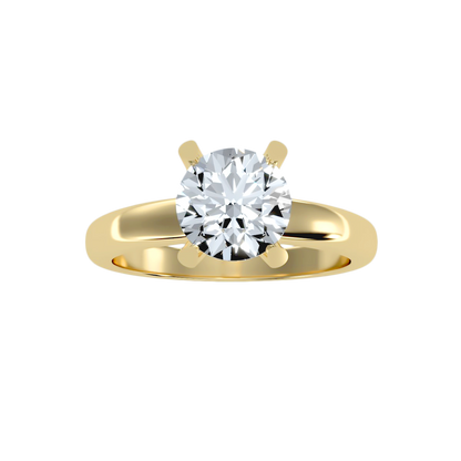 Jebij Signature 2 Carat Moissanite Ring – D Color Vvs1 Sterling Silver With Rhodium Plating - Thirteen