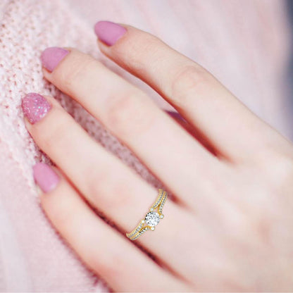 Sangre Solitaire Ring - One