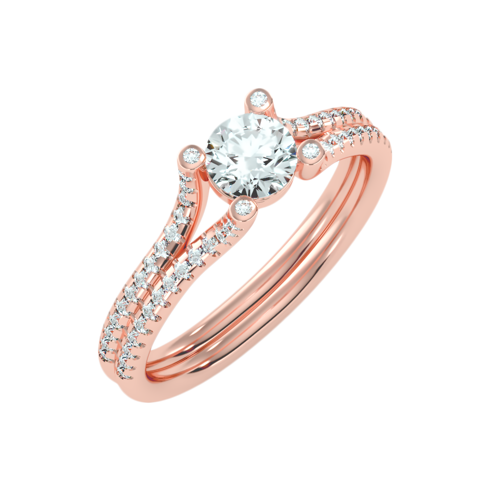 Sangre Solitaire Ring In 925 Sterling Silver - Ten