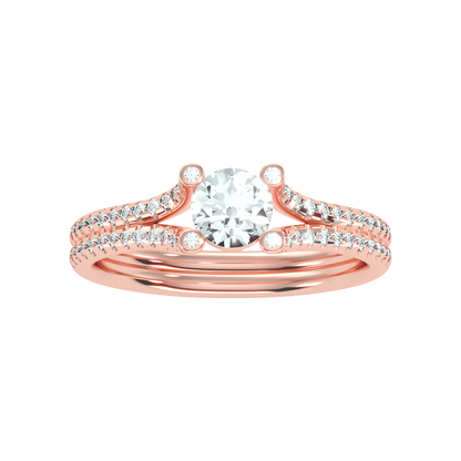 Sangre Solitaire Ring In 925 Sterling Silver - Eleven