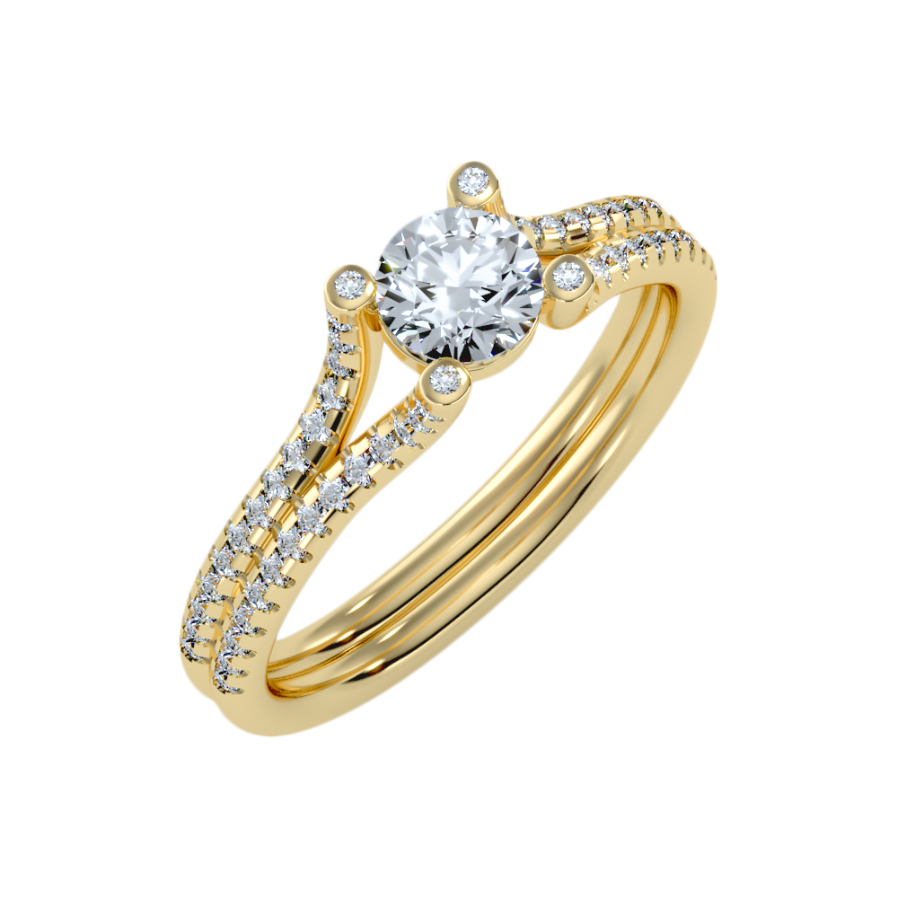 Sangre Solitaire Ring - Two