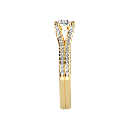 Sangre Solitaire Ring In 925 Sterling Silver - Five