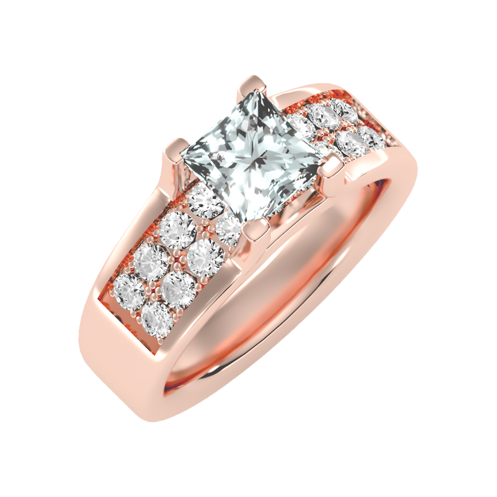 Scintillate Solitaire Ring - One