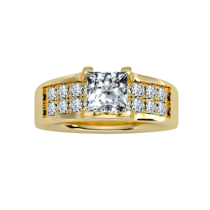 Scintillate Solitaire Ring In 925 Sterling Silver - Ten