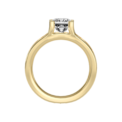 Scintillate Solitaire Ring In 925 Sterling Silver - Twelve