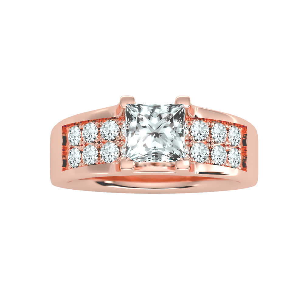 Scintillate Solitaire Ring - Two
